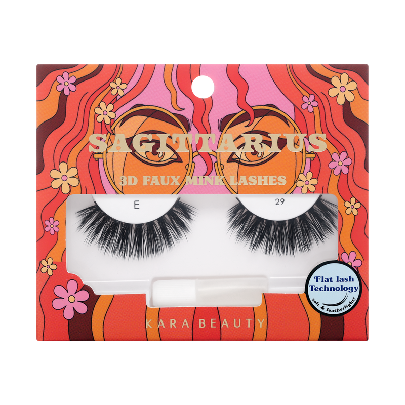 ZODIAC 3D Faux Mink Flat/Cashmere False Eyelashes