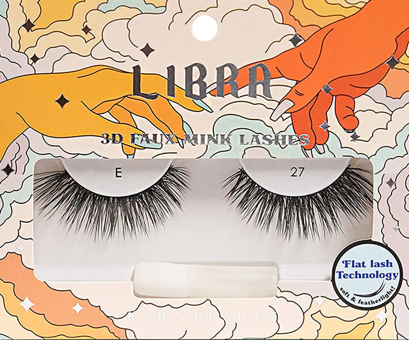 ZODIAC 3D Faux Mink Flat/Cashmere False Eyelashes