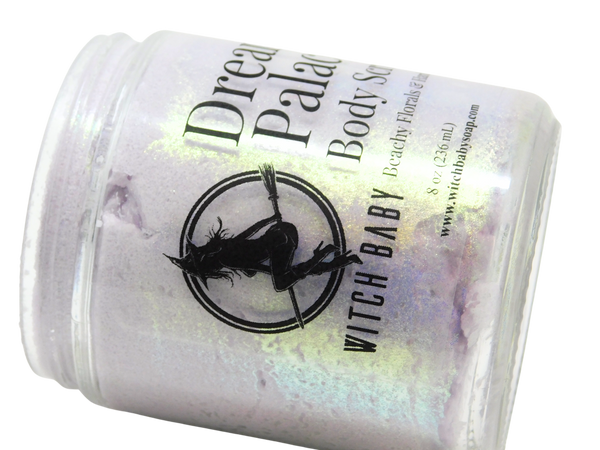 side view close up of holographic glitter