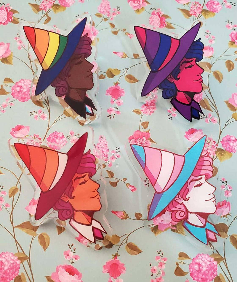 Pride Witches - Masc Series - Acrylic Pins