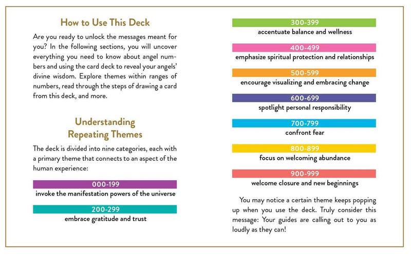 Angel Numbers Deck by Mystic Michaela