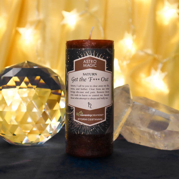 Saturn - Get the F* Out Candle